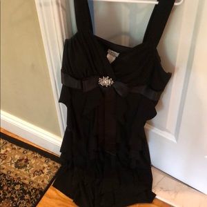 Black cocktail dress